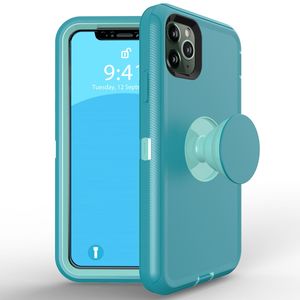 Las fundas de teléfono híbridas Defender más nuevas para iPhone 14 Pro Max 13 12 Mini 11 Pro Max X XS XR 6 7 8 Plus cubierta de agarre de mano con soporte de aire incorporado