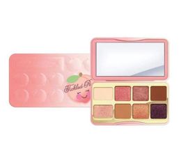 Le plus récent fonte de luxe dans le stock chatouillé Peach Mini fard à paupières Palette de maquillage Holiday Chirstmas 8 Color Eyeshadow Palette DHL 8841028