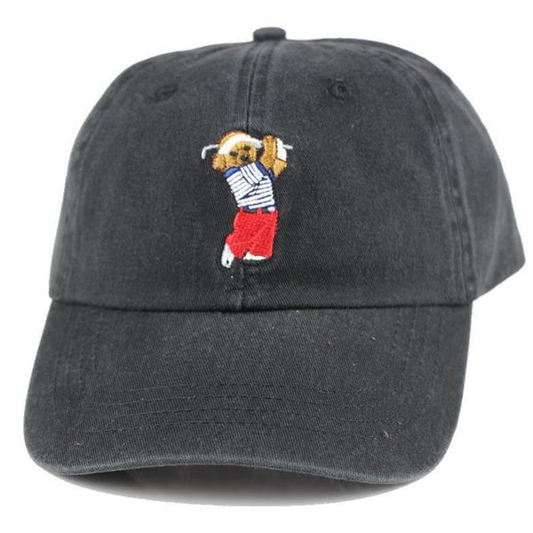 El más nuevo diseño de hueso visera curva Casquette gorra de béisbol mujeres gorras polo papá sombreros deportivos para hombres hip hop Snapback Caps Bear golf c295z