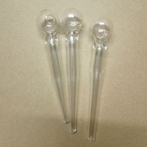 5 pièces 15cm haute qualité narguilés Pyrex Quartz verre brûleur à mazout tuyau clair Tube épais fumer main tabac herbe sèche cigarette tuyau