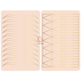 Nouvelle conception Ombre Poudre 2 Faces Peau Silicone Tatouage Pratique Peau Rose épaisseur pour PMU Tatouage et Microblading Training2496