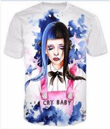 El más nuevo diseño para mujer y hombre Melanie Martinez Crybaby divertida camiseta de manga corta con estampado 3D camiseta informal de estilo veraniego 9891332