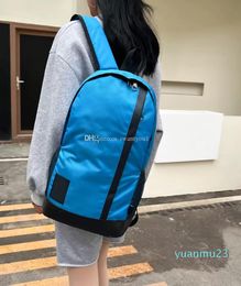 El más nuevo diseñador hombres mujeres mochila bolsos de hombro deportes al aire libre bolsa de viaje de lona de alta capacidad cremallera bidireccional con bolsa para polvo 88