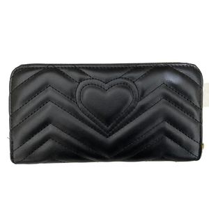 Nyaste designerplånbok för kvinnor Märke lång plånbok för dammode clutchväska med låda Designer Billetera ChaoG022