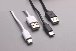 2.0A 1M 3ft Type C Datumlaadkabel 60 PCS Zuiver koper USB 3.1 Type C Wit Zwart Twee kleuren 300 stks/Lot