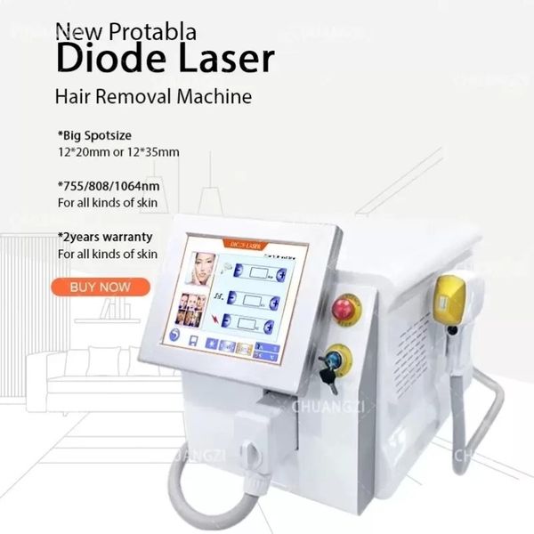 Nouveau dispositif de machine d'épilation au laser à diode 755nm 80nm8 1064 nm 2000W Diode pour salon de beauté pour femmes