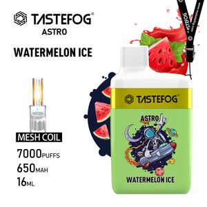 Le plus récent jetable Vape Pod 7000Puffs Vapes Device 16ml Watermelon Ice Blueberry Flavors Wholesale