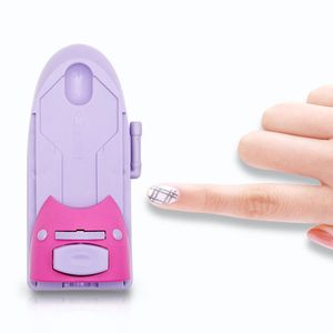 Nieuwste DIY Nail Art Stamp Machine Printer Afdrukken Manicure Set met 6 Metalen Patroon Platen Schraper Getool RRA2496