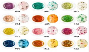 Lo nuevo DIY Hada de las flores secas naturales Esmalte de uñas en gel Floral Soak Off Manicura UV Gel para decoración de uñas Glue7170965