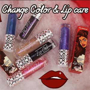 Verander kleur lipverzorging Moisturerende lipgloss jelly lipgloss professionele lipkleurolietemperatuur veranderen vochtige make -up