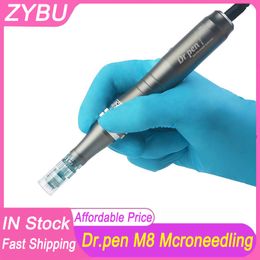 Nieuwste DR Pen M8-W/C 6 Speed ​​Wired Wireless MTS Microneedle Derma Pen Fabrikant Auto Micro Needling Therapy System Dermapen Meso Skin Care Tool Kit