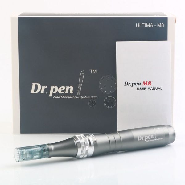 dr pen M8-W Microneedle Cuidado de la piel Recargable 6 velocidades inalámbrico MTS dermaroller sistema de terapia con microagujas dermapen DHL