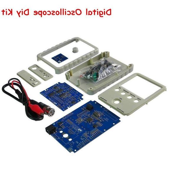 Livraison gratuite le plus récent kit de bricolage pour oscilloscope numérique DSO Shell DSO150 avec un étui Mnpmu