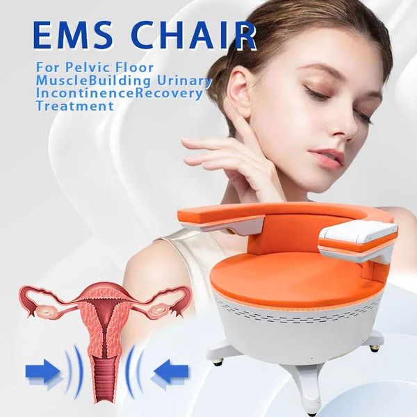 Le plus récent chaise EMS Hi-EMT Pelvic Floor Muscle Réparer l'exercice de l'exercice de traitement de l'incontinence urinaire Em-chair Vaginal Serrage Seat Beauty Equipement