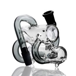 4.3 Inchs Kleine Asvanger 14Mm Dik Glas 18Mm Asvanger Percolator Water Bong Roken Waterleidingen Voor waterpijpen Bong