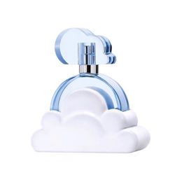 Nieuwste fabrieks directe parfum blauwe parfumspray 100 ml witte CLOUD-vorm ariana eau de parfum charmante grande mooie cartoon geur blijvende geur gratis verzending