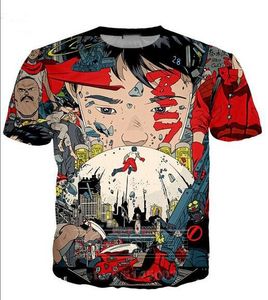 Nieuwste Mode Mens / Dames Akira Zomer Stijl Tees 3D Print Casual T-shirt Tops Plus Size BB0116