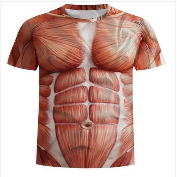 Date mode hommes/femmes Muscle été Style t-shirts impression 3D décontracté T-Shirt hauts grande taille BB0148