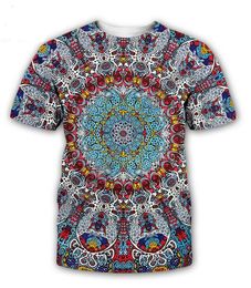 Nieuwste Mode Mens / Dames Psychedelische Zomer Stijl Tees 3D Print Casual T-shirt Tops Plus Size BB0165