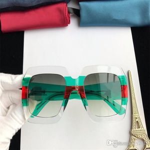 Le plus récent modèle de mode lunettes de soleil polarisées carrées pour femmes UV400 55-23-140 lunettes de planche multicolores de luxe importées d'Italie pour pres273j
