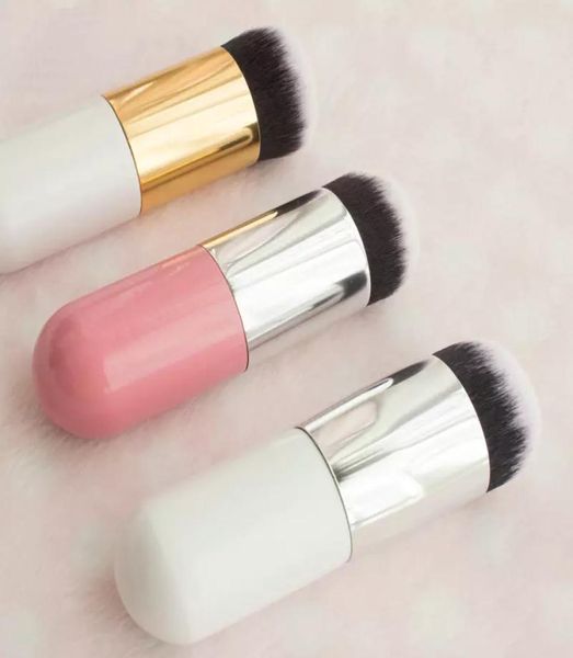 Más nuevo Fashtion grande Buffer de cabeza redonda cepillos de maquillaje de maquillaje en polvo de maquillaje de cepillo redondo regordete herramientas de crema BB 10pcs7038816