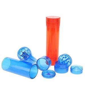 COOL Multifonction Coloré En Plastique Fumer 6 Tube Cône De Remplissage Porte-Cigarette Herbe Sèche Pots De Tabac Broyeur Broyeur Broyeur Broyage Haché Boîte De Rangement Cas