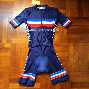 NOUVEAU FRANCE Cycling Skinsuit Men's Triathlon Sportwear Road Cycling Vêtements ROPA DE CICLISMO MTB SET283D