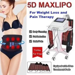 Le plus récent corps complet professionnel 5D Maxlipo Laser ceinture de lumière rouge perte de poids douleur dispositif de thérapie de lumière rouge infrarouge minceur Machine Laser