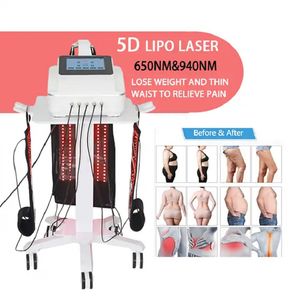 Le plus récent corps complet professionnel 5D Maxlipo laser ceinture de lumière rouge perte de poids douleur dispositif de thérapie de lumière rouge laser infrarouge lipolyse infrarouge prix minceur