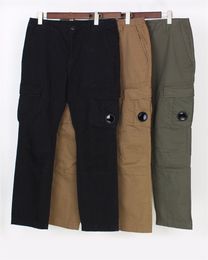 Lo más nuevo, pantalones Cargo teñidos, pantalón CP con bolsillo para una lente, pantalones tácticos para hombres al aire libre, chándal suelto, talla 30 32 34 36