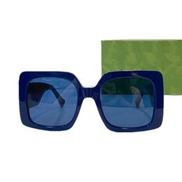 Nouvelle mode dame grandes lunettes de soleil carrées UV400 superbe planche audacieuse colorée + lentilles teintées HD conception de jambe à rayures lunettes de dégradé polarisées s133O 55-22-142 étui complet