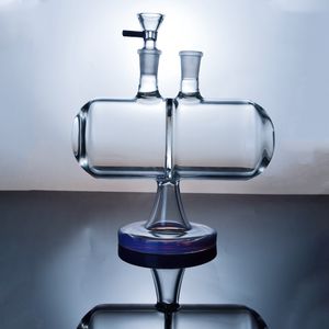 Nieuwste Glas Bong 14mm Vrouwelijke Joint Glass Water Bongs Inverteerbare Gravity Infinity Waterfall Pipe DAB RIGHT MET KOM XL-2061