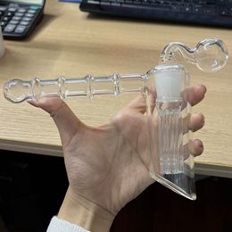 Verre brûleur à mazout narguilés marteau 6 bras Perc verre percolateur barboteur poignée tuyau d'eau fumer tuyaux Dab Rig Shisha accessoires