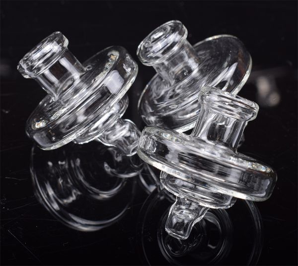 Le plus récent verre UFO Crank Carb Cap boule ronde dôme pour XL épais Quartz banger thermique Ongles conduites d'eau en verre dab rigs