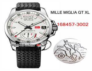 La toute nouvelle GT XL Power Reserve Automatic Mens Watch 1684573002 Classic Racing Steel Case White Digne