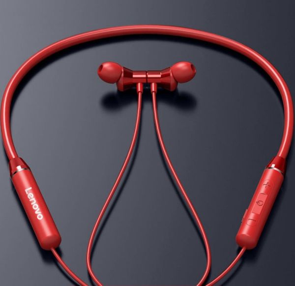 El más nuevo HE05 Bluetooth 5.0 Banda para el cuello magnética inalámbrica para correr Auriculares deportivos Tapones para los oídos con cancelación de ruido a prueba de agua para tableta Android IOS