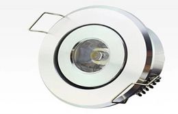 NOUVEAU LED HAUTE LED HAUTE MINI ROUND CIRCLE RECHERCHE Plafond Down Down 1W 3W LED Armort Lampe Blanc Aluminium5105365