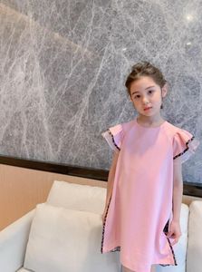 Robe d'été pour petites filles, tenue de princesse rose doux de haute qualité, vêtements de fête d'anniversaire pour enfants, nouvelle collection 2021, 4724530