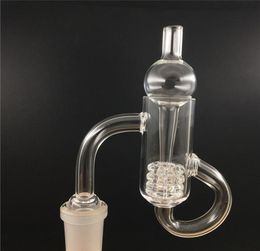 NOUVEAU CYCLE INSERT QUARTZ BANGER Nail Cyclone Spinning Carb Cap et Terp Pearl Recycler Quartz Banger Nail pour DAB Rig7191674