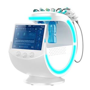 La plus nouvelle machine intelligente de dermabrasion d'hydra de bleu de glace de rf équipement facial de salon de microdermoabrasion d'hydrodermabrasion avec l'analyse de peau