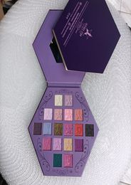 Nieuwste J Star 18Colors Blood Lust Eyeshadow Shimmer en Matte Puple Palette Eyeshadow Cosmetic Artistry Palet 1856555