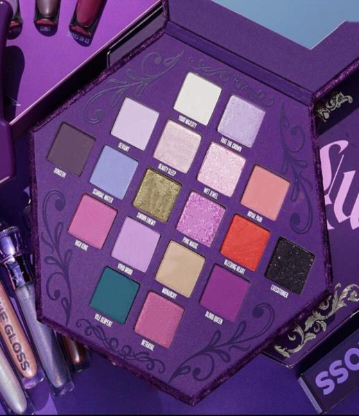 El más nuevo J Star 18 colores Blood Lust Sombra de ojos Shimmer y Matte Puple Palette Sombra de ojos Cosmetic Artistry Palette9091333