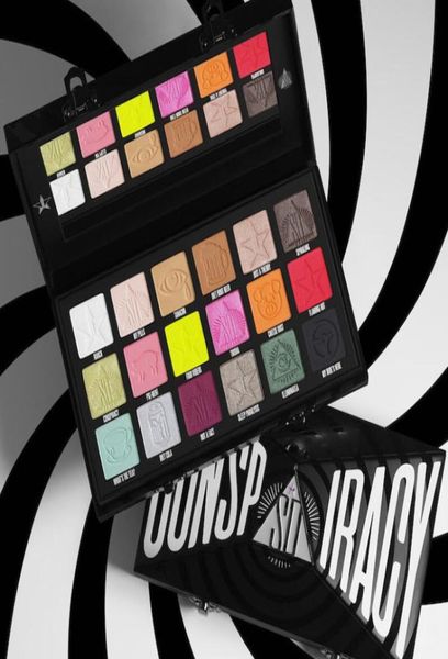 Más nuevo J Star X Shane Dawson Conspiracy Seshadow Platte 18 Colors Shimmer y Matte Halloween Cooperation Eyeshadow3417381