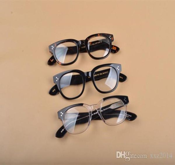 Le plus récent cadre de lunettes Johnny Depp 4822145 Qualité Italie Pure planter pour les lunettes de prescription Cadre de soleil Retrovintage Fullse4833370