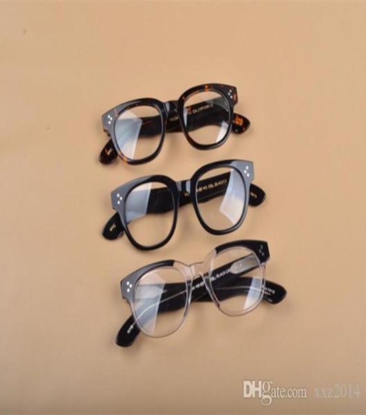 Le plus récent cadre de lunettes Johnny Depp 4822145 Qualité Italie Pure planter pour les lunettes de prescription Cadre de soleil Retrovintage Fullse2981692