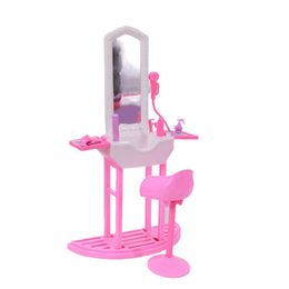 Nieuwste Kawaii Product Kindermake-up 7-delige set Mini Doll House voor Doll Diy Children's Birthday Gift Express Levering items Verjaardagsgeschenken