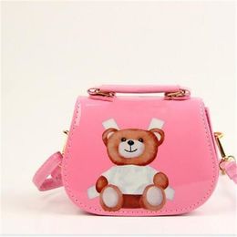 Nieuwste Kids Tassen Cartoon Patroon Handtassen Baby Meisjes Crossbody Mini Bag Designer Kinderen Schoudertassen 4 Kleur