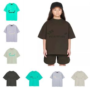 NOUVEAUX KIDS Designer Clother Set T-shirt Baby Girls Boys T-shirt et court ensemble 2PCS LETTRE Classique Thermoprint 2styles 4Colors Disponible