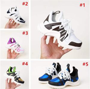 Nieuwste Kids Designer Schoenen Kinderen Peuter Sneakers Mode Letter Gedrukt Hoge Kwaliteit Outdoor Sport Running Basketbal Schoen Jongens Meisjes Non-Slip Casual Sneaker