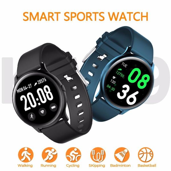 Date KW19 Pro Montre intelligente Hommes Femmes Moniteur de fréquence cardiaque Smart Band Hommes Sport Smartwatch Rappel de message Sports fitness tracker